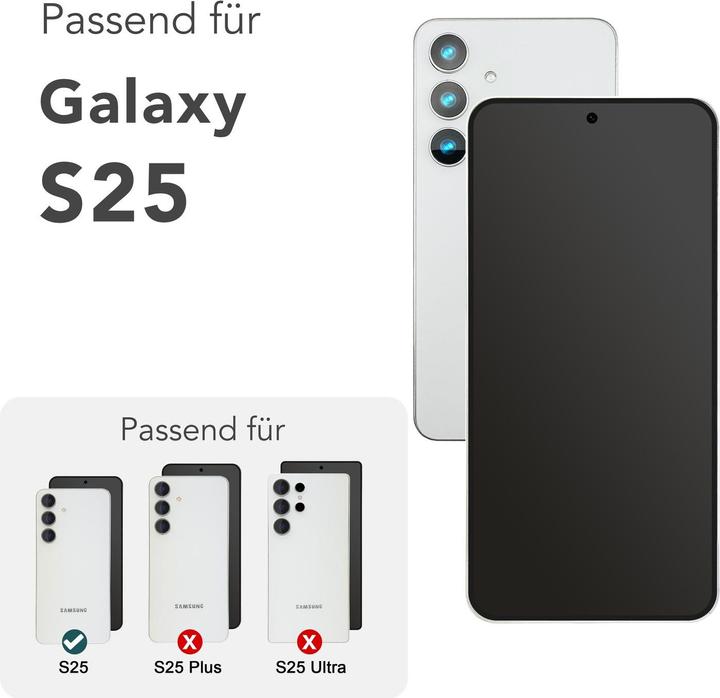 Produktbild Nalia AntiSpyX - Privacy Schutzglas mit Schablone - Full Screen Anti-Spy Protector (1 Stück, Samsung Galaxy S25)