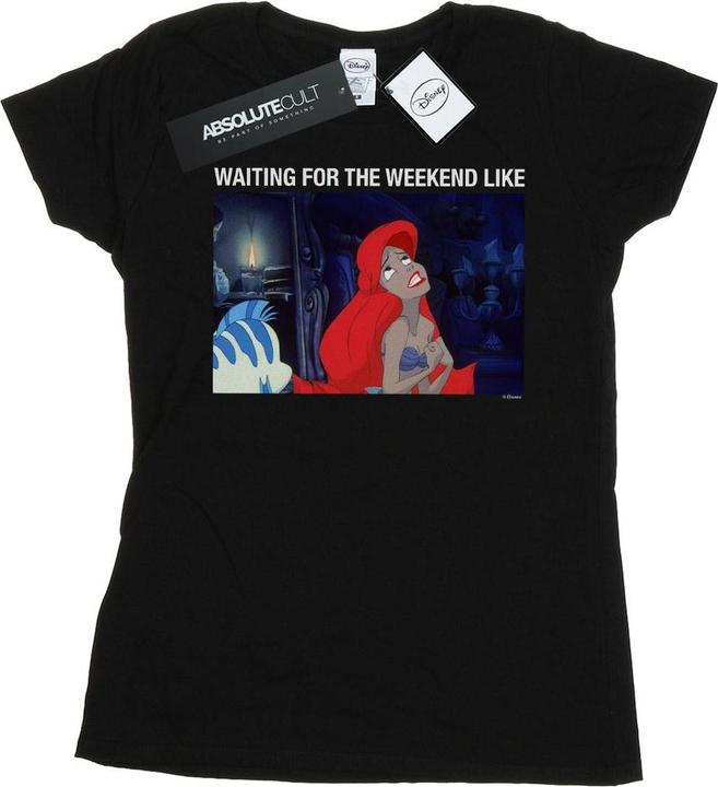 Disney The Little Mermaid Waiting For The Weekend TShirt (S)