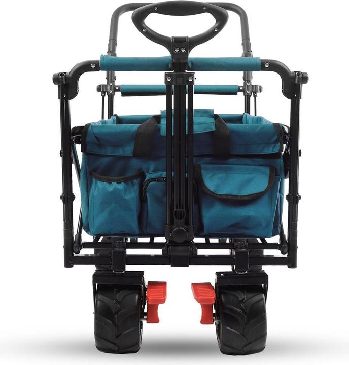 Image du produit Fuxtec Strand-Bollerwagen FX-CTB800 mit UV-geschütztem Sonnendach,Schiebegriff & Innenraumverlängeru