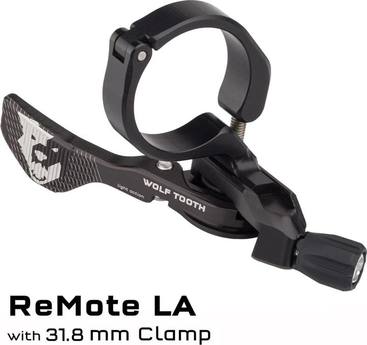 Wolf Tooth ReMote Light Action Remote Hebel, 31.8mm, black