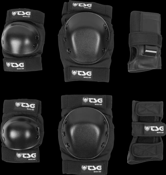 Actual product image TSG basic set (L, Elbow protectors, Wrist protectors, Knee pad, Unique specimen)