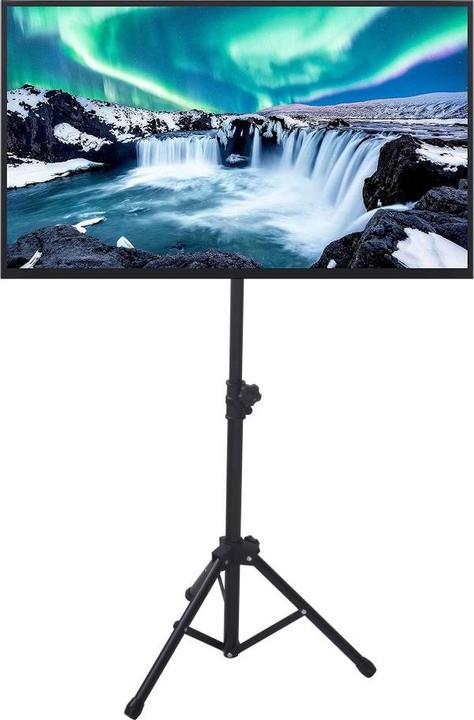 Produktbild Techly tripod for notebook or projector black height adjustable 70-120cm shelf 40x30cm load max. 8kg