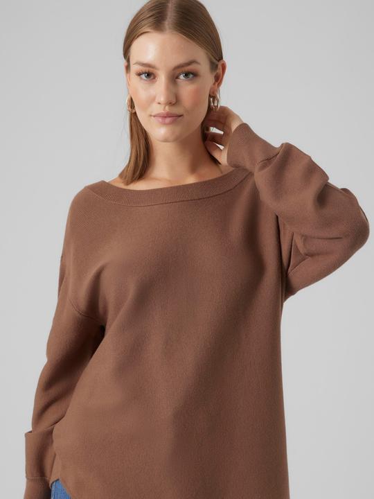 Produktbild Vero Moda VMNANCY LS BOATNECK PULLOVER GA EXC Strickpullover (XS)