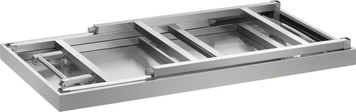 Produktbild Royal Catering Arbeitstisch Edelstahltisch Edelstahl klappbar höhenverstellbar 60x100cm 200 kg (60 cm, 100 cm)