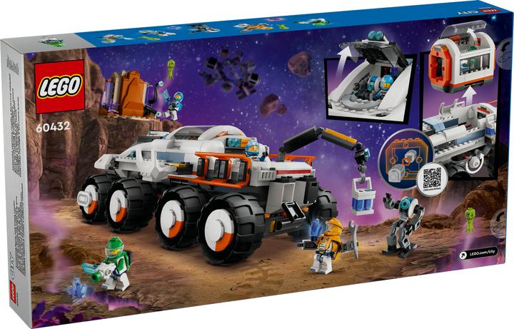 Produktbild LEGO Kommando-Rover mit Ladekran (60432, LEGO City)