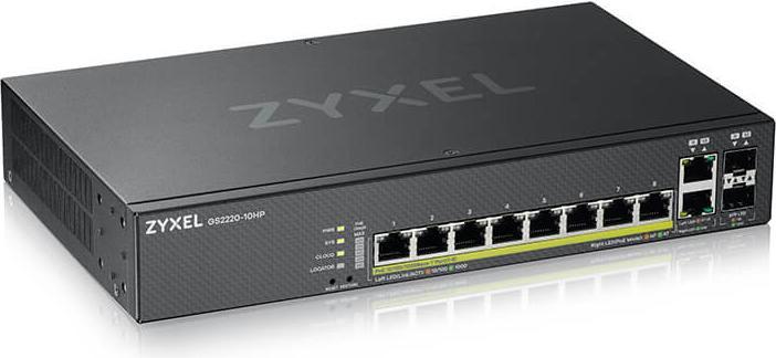 Actual product image Zyxel GS2220-10HP - Switch - managed - 8 (10 Ports)