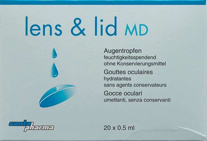 Produktbild Contopharm lens & lid Comfort Monodosen (Hartlinsenpflege, 0.50 ml)
