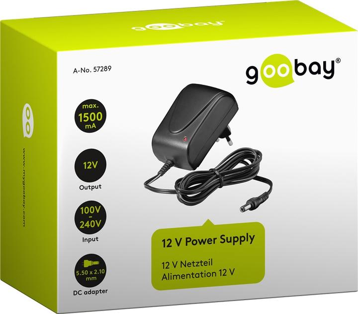 Produktbild Goobay 12 V Netzteil