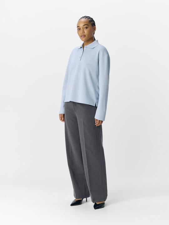 Produktbild Object Gestreiftes Langarm-Poloshirt (S)