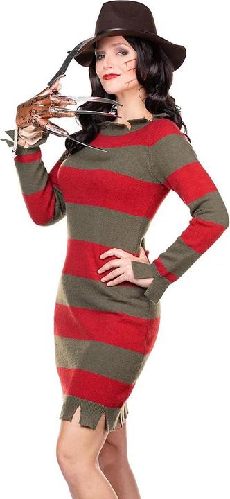 Produktbild Metamorph Freddy Krueger Kostüm für Frauen mit Hut und original Handschuh (XS)