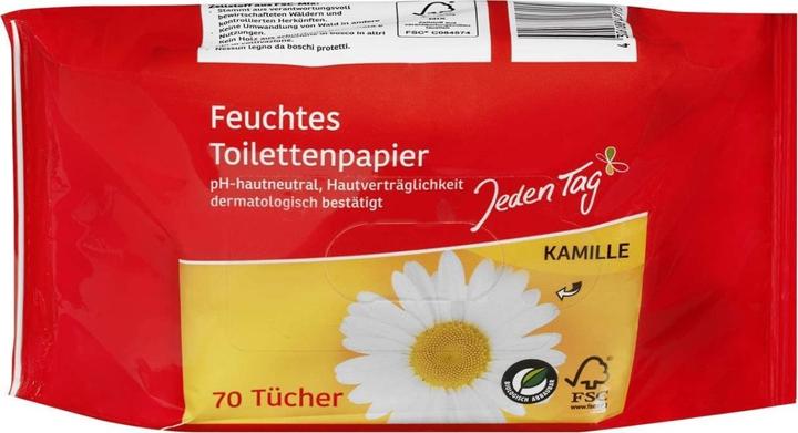 Produktbild Ardell Ein Tag, feuchtes Kamillenpapier, 70 Stück (70 Stück)