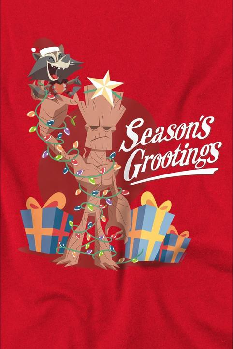 Actual product image Guardians of the Galaxy Mens Seasons Grootings T-Shirt (3XL)