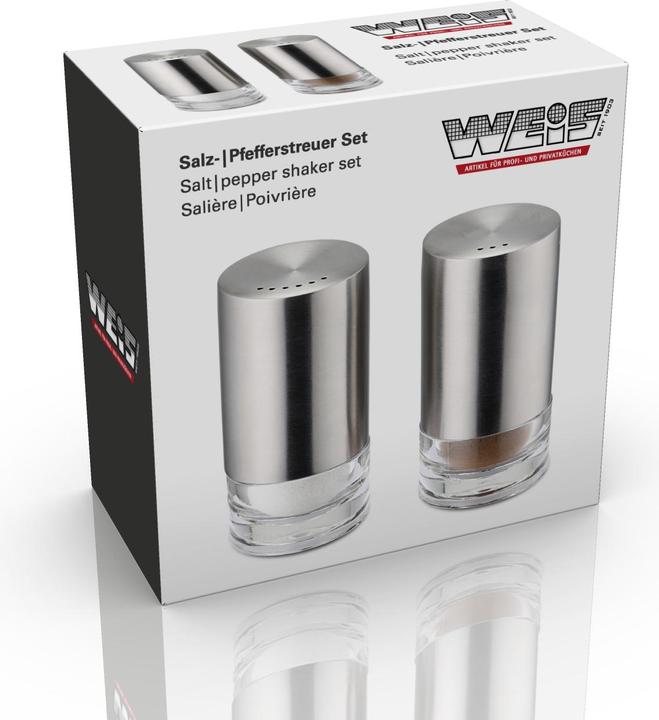 Actual product image Weis Salt and pepper shaker set (Salt, Pepper)