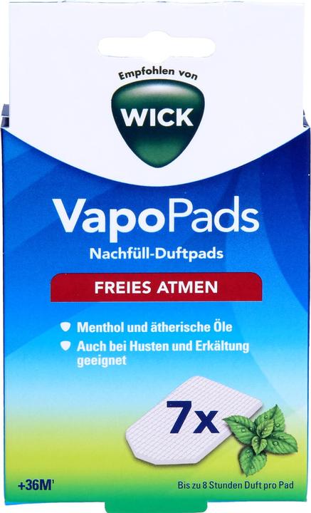 Actual product image Wick WH 7 Classic Menthol Vapo Pads (7 x)