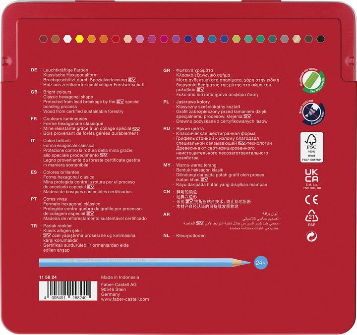 Produktbild Faber-Castell Farbstifte Classic Colour (Mehrfarbig, 24 x)