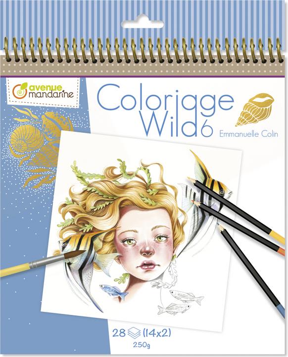 Avenue Mandarine Libro da colorare Coloriage Wild