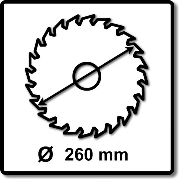 Actual product image Makita EFFICUT saw blade 260x30x60Z