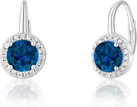 JVD Silver earrings withue zircons SVLE0986XH2M200
