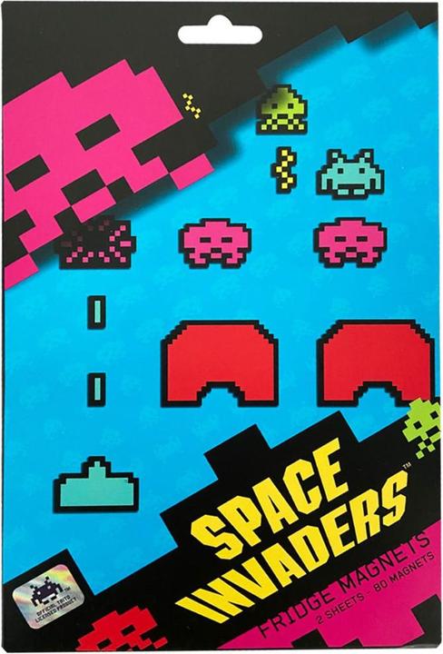 Actual product image Space Invaders Magnetic Pins