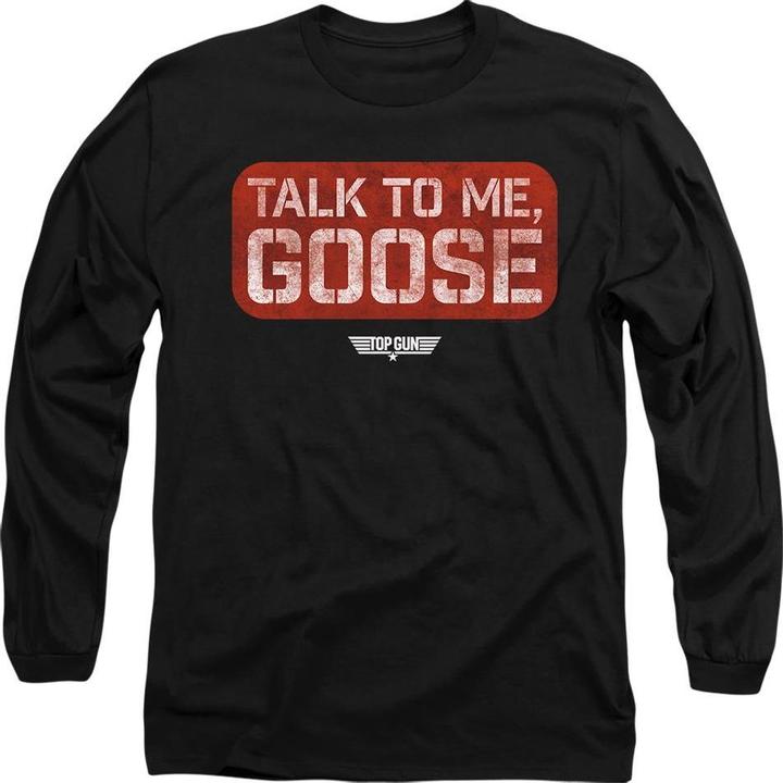 Immagine prodotto Top Gun Talk To Me Goose Maglietta Timbro Adulto Unisex (L)
