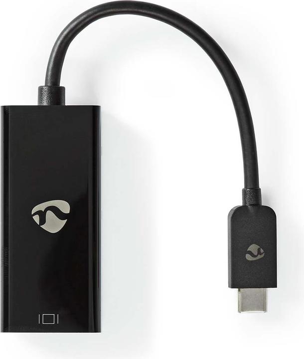 Produktbild Nedis CCGB64453BK02 USB-Adapter USB 3.2 Gen 1 USB-C™ Stecker Mini DisplayPort Buchse 0.2 m Rund Vern (USB, 20 cm)
