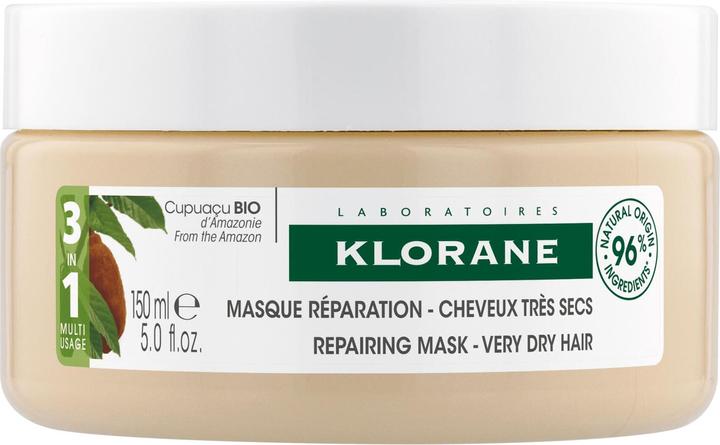 Klorane 3-in-1 Reparierende Maske mit BIO-Cupuaçu (150 ml)