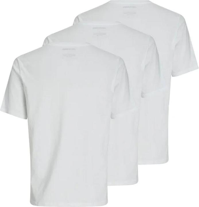 Actual product image Jack & Jones Mens Plain Short-Sleeved T-Shirt (Pack of 3) (M)