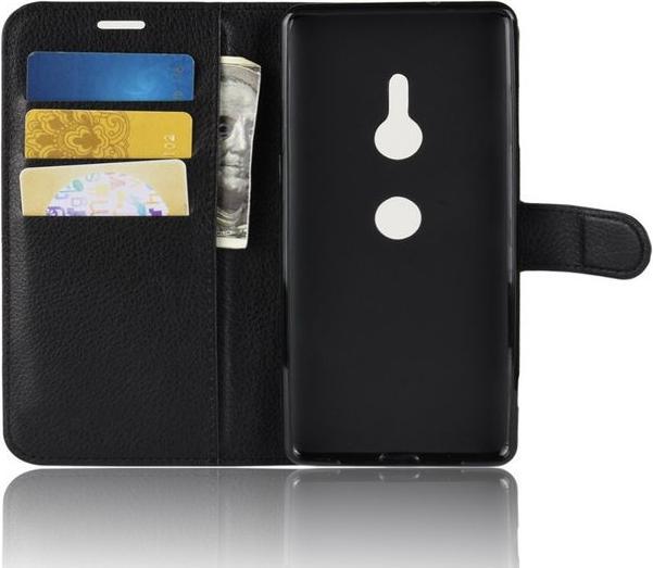 Actual product image MU Classic Litchi Leather Bookcover Series (Sony Xperia 10)