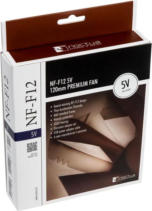 Image du produit Noctua NF-F12 5V (120 mm, 1 x)