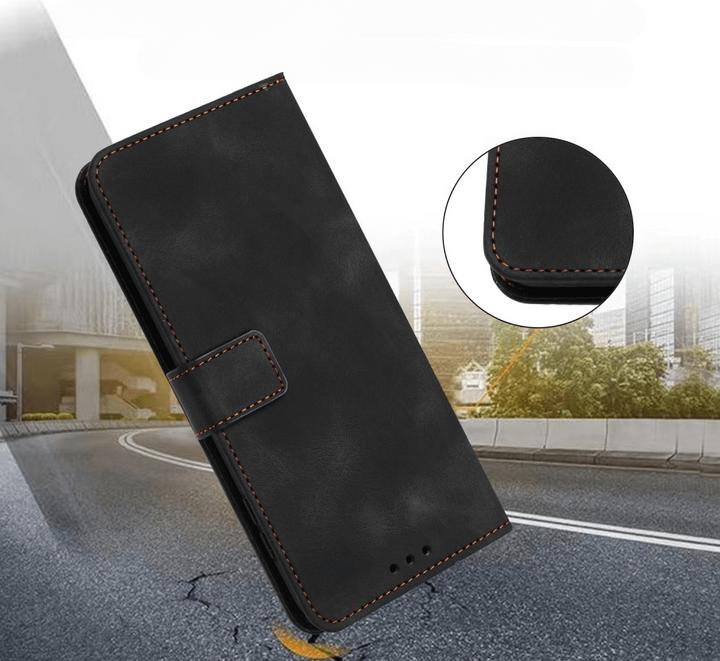 Immagine prodotto Cover-Discount Galaxy A55 - Custodia in pelle scamosciata dal design vintage (Samsung Galaxy A55)