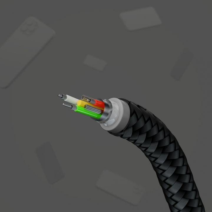 Actual product image Belkin USB charging cable Boost Charge Pro Flex USB A - Lightning 3 m (3 m)