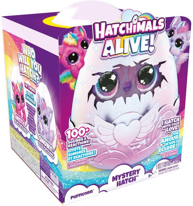 Immagine prodotto Hatchimals Puffacorn Alive Secret Hatch