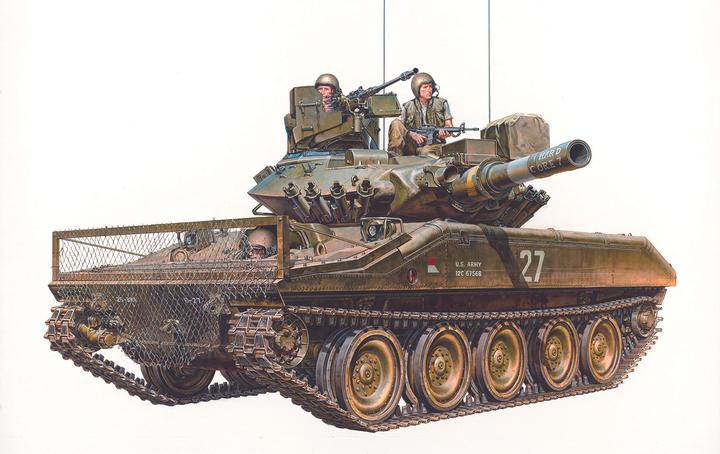 Actual product image Tamiya 1/35 U.S M551 Sheridan (Vietnam)