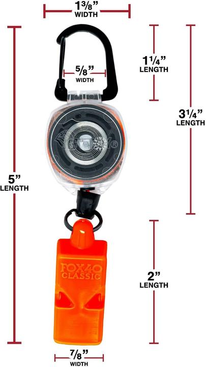 Image du produit Rieffel Key-Bak Sidekick avec sifflet d'alarme