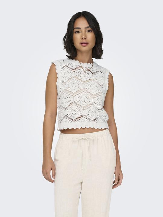 Image du produit Only Coupe normale Col rond Top tricoté (XS)