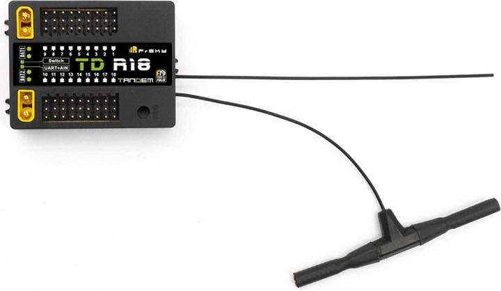 Produktbild FrSky tandem empfänger td-r18 2,4 ghz/868 mhz
