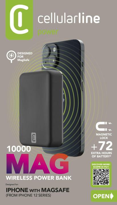Actual product image Cellularline Mag 10000 (10000 mAh, 18 W, 38.50 Wh)
