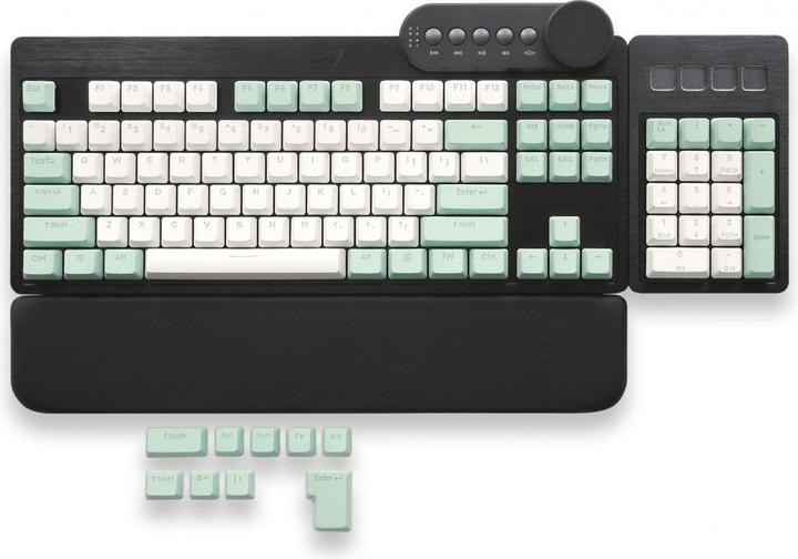 Actual product image Mountain Aquamarine A Backlit Keycap set