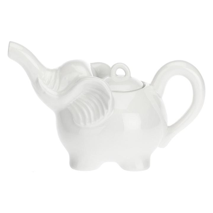La Porcellana Bianca Elefanti Elefant teapot - White 750 ml (0.75 l)