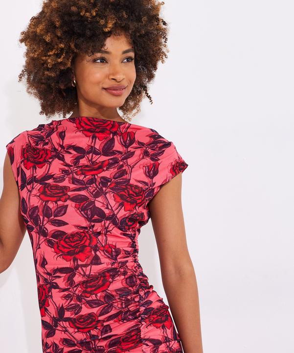 Image du produit Joe Browns Rouched Floral Mesh Midi Dress (44)