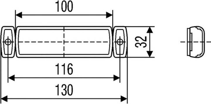 Actual product image Hella Boundary light 24V