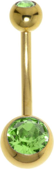 Produktbild Bijouteria Bauchpiercing (Edelstahl, PVD Beschichtung, Swarovski Kristall)