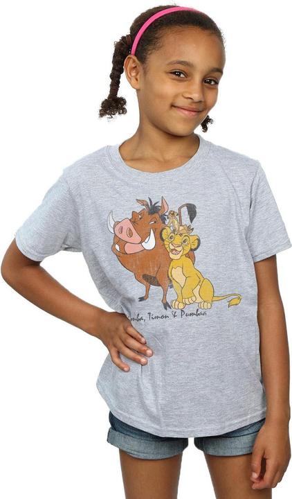Immagine prodotto Disney The Lion King Classic Simba, Timon And Pumbaa Maglietta Ragazze (116)