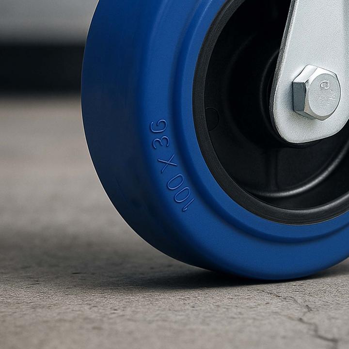 Immagine prodotto Wiltec Ruota girevole senza freno Ruota per trasporto Ruota 100mm 150kg Ruota per mobili