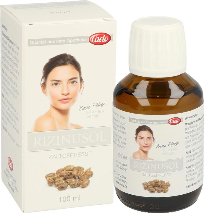 Produktbild Caelo Rizinusöl kaltgepresst HV-Packung, 100 ml Lösung (Körperöl, 100 ml)