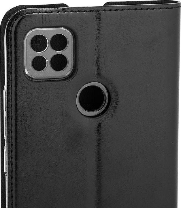 Actual product image Wave BookCase -suojakotelo, Xiaomi Redmi 9C, musta (Xiaomi Redmi 9C)