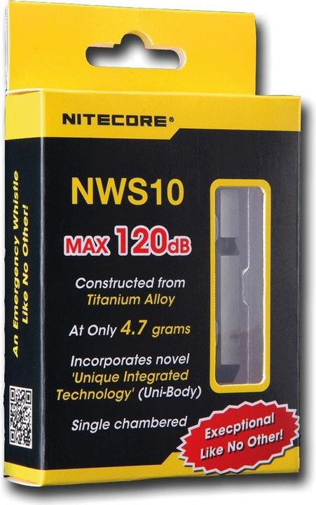 Actual product image Nitecore Emergency whistle - one chamber