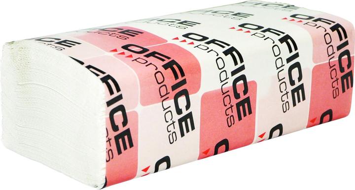 Office Products Tessuto piegato Zz in cellulosa a 2 veli, 3000 fogli, 20 pezzi, bianco (20 x)