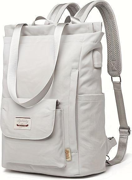 Actual product image Only-Bags.Store Unisex rucksack, casual shoulder bag with USB charging port, school bag, daypack for