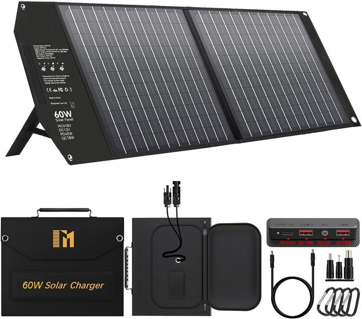 Mesuvida Faltbares Solarladegerät (60 W)